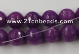 CCN762 15.5 inches 4mm faceted round candy jade beads wholesale