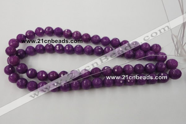 CCN762 15.5 inches 4mm faceted round candy jade beads wholesale