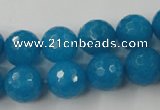 CCN764 15.5 inches 4mm faceted round candy jade beads wholesale