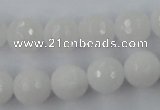 CCN768 15.5 inches 6mm faceted round candy jade beads wholesale