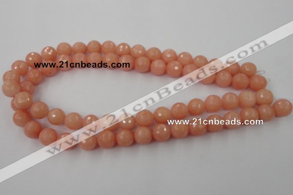 CCN775 15.5 inches 6mm faceted round candy jade beads wholesale