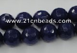 CCN782 15.5 inches 6mm faceted round candy jade beads wholesale