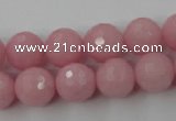 CCN786 15.5 inches 8mm faceted round candy jade beads wholesale