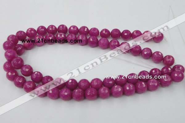 CCN789 15.5 inches 8mm faceted round candy jade beads wholesale