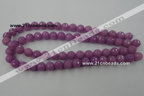 CCN795 15.5 inches 8mm faceted round candy jade beads wholesale