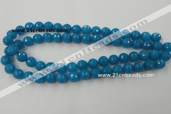 CCN815 15.5 inches 10mm faceted round candy jade beads wholesale