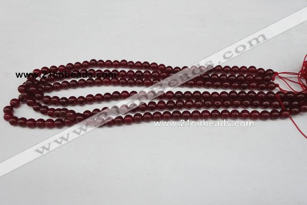 CCN83 15.5 inches 6mm round candy jade beads wholesale