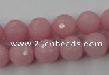 CCN854 15.5 inches 16mm faceted round candy jade beads