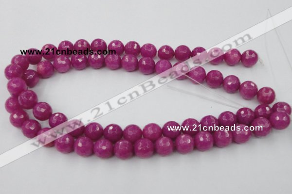 CCN874 15.5 inches 18mm faceted round candy jade beads