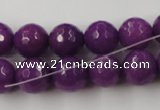 CCN898 15.5 inches 20mm faceted round candy jade beads