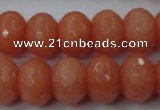 CCN930 15.5 inches 12*16mm faceted rondelle candy jade beads