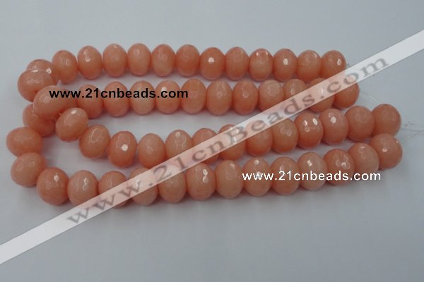 CCN944 15.5 inches 14*18mm faceted rondelle candy jade beads