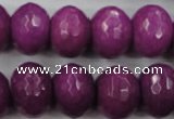 CCN946 15.5 inches 14*18mm faceted rondelle candy jade beads