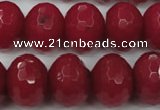 CCN947 15.5 inches 14*18mm faceted rondelle candy jade beads