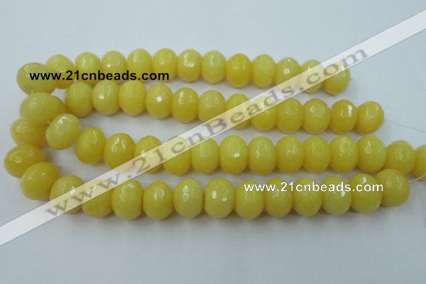 CCN948 15.5 inches 14*18mm faceted rondelle candy jade beads