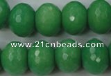 CCN950 15.5 inches 14*18mm faceted rondelle candy jade beads