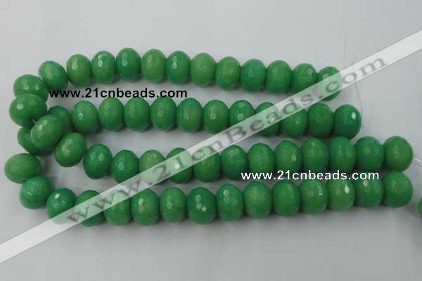 CCN950 15.5 inches 14*18mm faceted rondelle candy jade beads