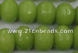 CCN953 15.5 inches 14*18mm faceted rondelle candy jade beads