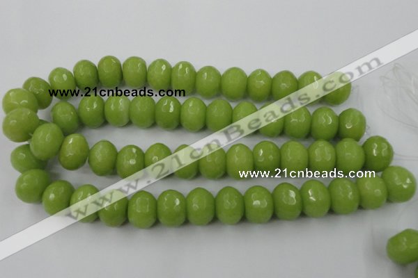 CCN953 15.5 inches 14*18mm faceted rondelle candy jade beads