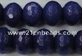 CCN955 15.5 inches 14*18mm faceted rondelle candy jade beads