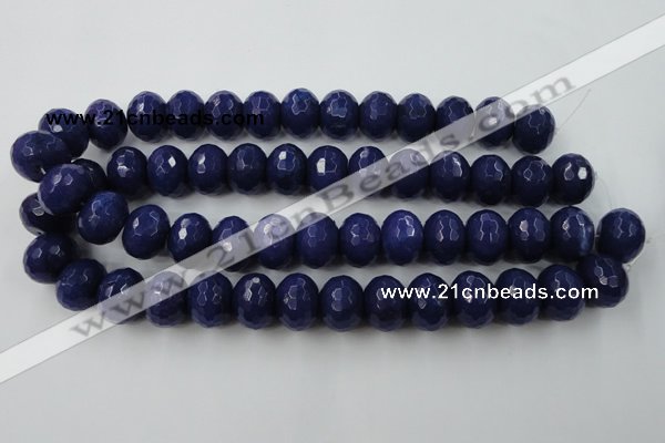 CCN955 15.5 inches 14*18mm faceted rondelle candy jade beads