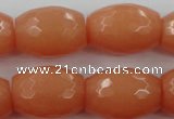 CCN959 15.5 inches 18*25mm faceted drum candy jade beads