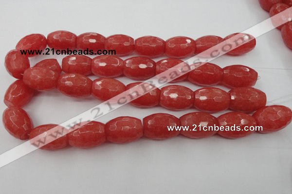 CCN960 15.5 inches 18*25mm faceted drum candy jade beads