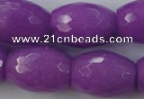 CCN961 15.5 inches 18*25mm faceted drum candy jade beads