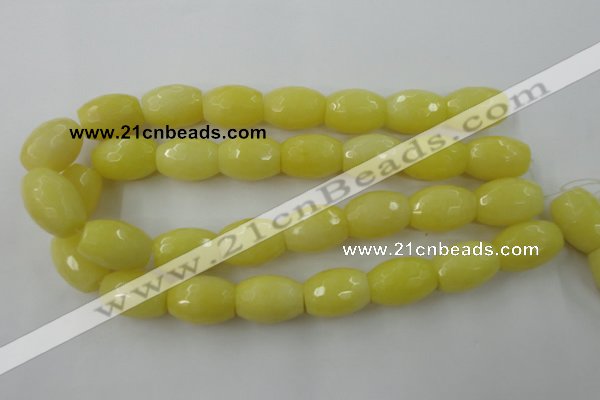 CCN964 15.5 inches 18*25mm faceted drum candy jade beads