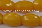 CCN965 15.5 inches 18*25mm faceted drum candy jade beads