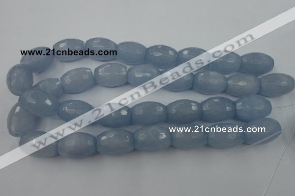 CCN966 15.5 inches 18*25mm faceted drum candy jade beads