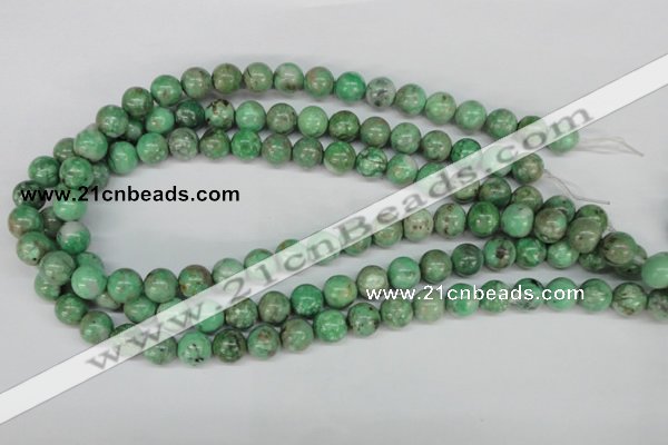 CCO103 15.5 inches 10mm round dyed natural chrysotine beads