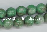 CCO104 15.5 inches 12mm round dyed natural chrysotine beads