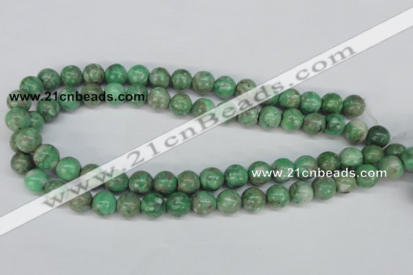 CCO104 15.5 inches 12mm round dyed natural chrysotine beads