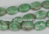 CCO117 15.5 inches 10*14mm oval dyed natural chrysotine beads