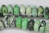 CCO16 15.5 inches 6*12mm rondelle natural chrysotine beads