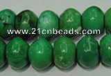 CCO315 15.5 inches 13*18mm rondelle dyed chrysotine beads wholesale