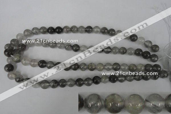 CCQ303 15.5 inches 10mm round cloudy quartz beads wholesale