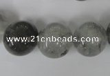 CCQ306 15.5 inches 16mm round cloudy quartz beads wholesale