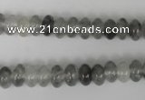 CCQ326 15.5 inches 5*8mm rondelle cloudy quartz beads wholesale