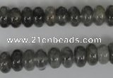 CCQ327 15.5 inches 6*10mm rondelle cloudy quartz beads wholesale