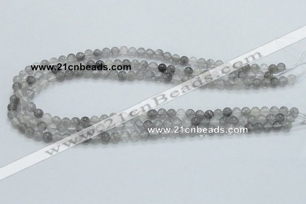 CCQ50 15.5 inches 6mm round cloudy quartz beads wholesale