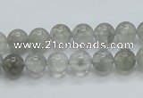 CCQ51 15.5 inches 8mm round cloudy quartz beads wholesale