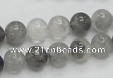 CCQ52 15.5 inches 10mm round cloudy quartz beads wholesale