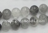 CCQ52 15.5 inches 10mm round cloudy quartz beads wholesale