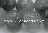 CCQ56 15.5 inches 20mm round cloudy quartz beads wholesale