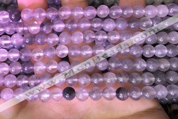 CCQ588 15.5 inches 4mm round cloudy quartz beads wholesale