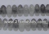 CCQ68 15.5 inches 6*10mm rondelle cloudy quartz beads wholesale