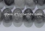 CCQ72 15.5 inches 13*18mm rondelle cloudy quartz beads wholesale