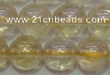 CCR303 15.5 inches 10mm round AB-color natural citrine beads